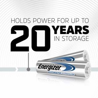 Energizer Ultimate Lithium FR6 Stilo AA Mignon 1.5V Pile al Litio -