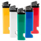 Prof Accendini Elettronici Color Flint Bottle Opener a Tinta Unita con Cavatappi Apribottiglia - Serie da 5 Accendini