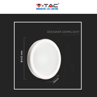 V-Tac Gallery VT-8402 Plafoniera LED Rotonda 20W/40W SMD