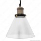 V-TAC VT-7185 Lampadario in Vetro Trasparente con Portalampada per Lampadine E27 - SKU 3738