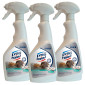 Lysoform Professional Deodorante Spray per Ambienti e Tessuti Profumo Fiori di Cotone - 3 Flaconi da 600ml
