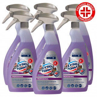 Lysoform Professional Safeguard Spray Disinfettante Detergente 2in1 Presidio Medico Chirurgico - 6