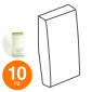 MAPAM Cover Pulsante Luce ART Alluminio - Confezione 10pz - mod. 871A - Compatibile con BTicino LIVING