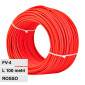 V-Tac Cavo FV-4 di Collegamento per Pannelli Solari Fotovoltaici Colore Rosso - Bobina da 100 metri - SKU 11418