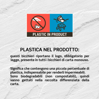 Bicchierini da Caffè in Carta Riciclabile con Fantasia Coffee da 65ml - Confezione da 50 Bicchieri