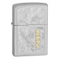Zippo Accendino a Benzina Ricaricabile ed Antivento con Fantasia Venetian Auto Two Tone - mod. 352-TT