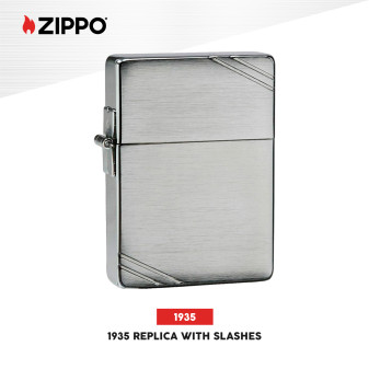 Zippo Accendino a Benzina Ricaricabile ed Antivento 1935 Replica with