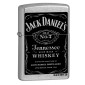 Zippo Accendino a Benzina Ricaricabile ed Antivento con Fantasia Jack Daniel's Label - mod. 24779