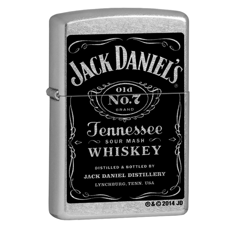 Zippo Accendino a Benzina Ricaricabile ed Antivento con Fantasia Jack