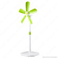 CFG Margarita Stand Ventilatore Fisso a Piantana 12W a 5 Pale in Gomma Senza Griglia - mod. EV070