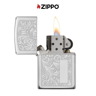 Zippo Accendino a Benzina Ricaricabile ed Antivento con Fantasia