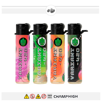 Champ High Accendini a Pietrina Fantasia Variant-420 - Serie da 5 Accendini