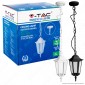 V-Tac VT-752 Portalampada da Giardino con Attacco a Soffitto per Lampadine E27 - SKU 7073 / 7072