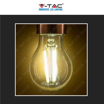 V-Tac VT-2133 Lampadina LED E27 12W Bulb A60 Goccia Filament