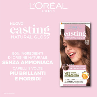 L'Oréal Paris Casting Natural Gloss Trattamento Colorante Ultra-Glossy Tono su Tono Colore 623