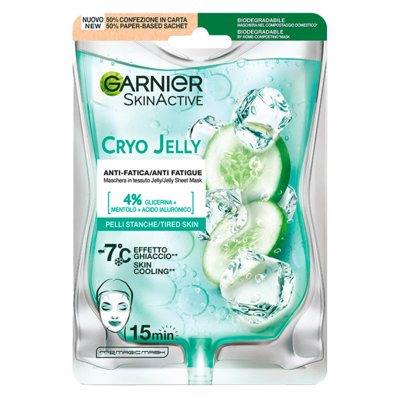 SkinActive Cryo Jelly Maschera Viso Anti-Fatica Garnier