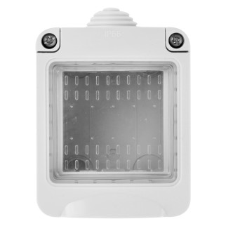 MAPAM Idrobox IP55 ART 2P - mod. ART-A8202BI - Compatibile con BTicino LIVING