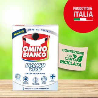 Additivo in Polvere Bianco Vivo Extra Sbiancante OminoBianco