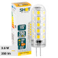 Bot Lighting Shot Lampadina LED Bispina G4 Spotlight 2.5W Tubolare SMD Bulb Vetro Trasparente - mod. SLD8603X2 / SLD8603X3