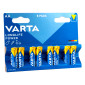 Varta LongLife Power Alkaline LR6 Stilo AA Mignon 1.5V Pile Alcaline - Blister da 8 Batterie