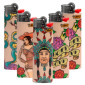 Bic Maxi J26 Accendini Grandi Fantasia American Style - Serie da 5 Accendini