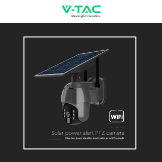 VT-11024-WIFI Telecamera di Sorveglianza PTZ Nera V-Tac
