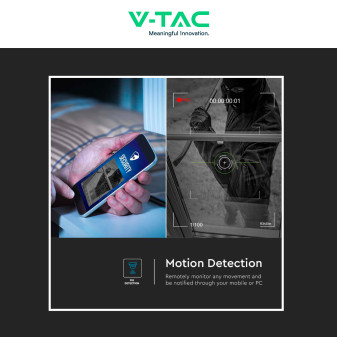 VT-11024-WIFI Telecamera di Sorveglianza PTZ Nera V-Tac