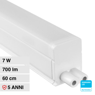 VT-065 Tubo LED T5 Plafoniera Linkabile 7W SMD V-Tac Pro