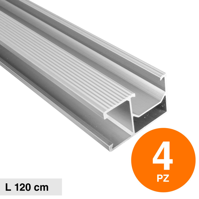 4 Binari in Metallo per Pannelli Solari Fotovoltaici V-Tac