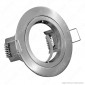 V-Tac VT-774 Portafaretto Rotondo da Incasso per Lampadine GU10 e GU5.3 - SKU 3643