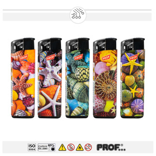 Accendini Maxi Elettronici Prof Shellfish - Box da 50