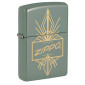 Zippo Accendino a Benzina Ricaricabile ed Antivento con Fantasia Zippo Script Design - mod. 48159