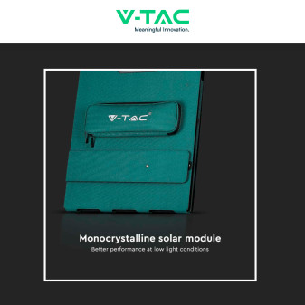 V-Tac VT-10120 Pannello Solare Fotovoltaico 120W Pieghevole
