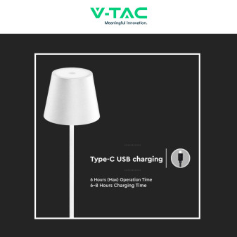 VT-7544 Lampada LED Dimmerabile da Terra o da Tavolo V-Tac