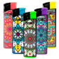 SmokeTrip Large Accendini Elettronici Grandi Fantasia Mandala Style - Serie da 5 Accendini
