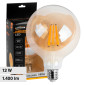 Universo Lampadina LED E27 12W Globo G125 Filament Vetro Ambrato - mod. G125-O12C