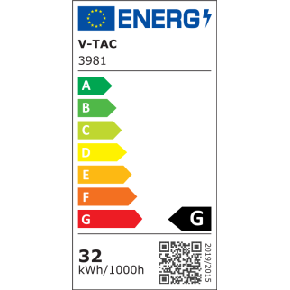 V-Tac VT-7050 Lampada LED a Sospensione di Colore Bianco 32W