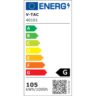 V-Tac VT-7910 Lampadario LED a Sospensione 105W Bianca Forma