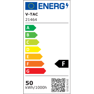 VT-50 Faro LED 50W SMD Slim IP65 Grigio con Chip Samsung V-Tac Pro