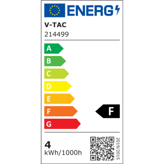 VT-1953 Lampadina LED E14 4W MiniGlobo P45 Filament V-Tac