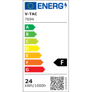 VT-5184 Plafoniera LED 24W SMD Bianca CCT RGB+W V-Tac