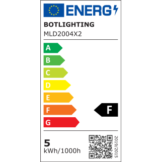 Lampadina LED E14 4,5W Candela Milky Filamento Bot Lighting