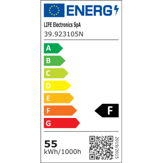 Lampada LED E40 SMD 55W Tubolare T145 Hi-Power Life - mod. 39.923105N