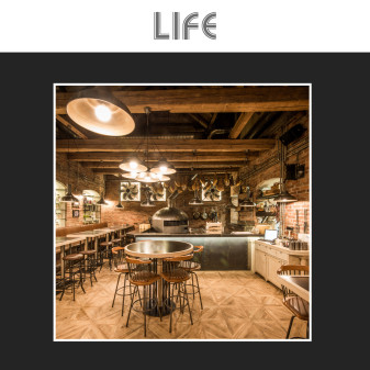 Lampadina LED E27 11W G125 Globo Filament Milky in Vetro Life