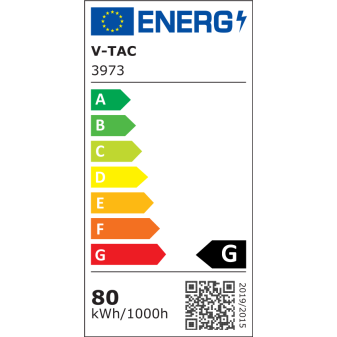 V-Tac VT-7753 Plafoniera LED 80W Bianca Forma Quadrata con