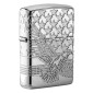 Zippo Accendino a Benzina Ricaricabile ed Antivento con Fantasia Patriotic Design - mod. 49027