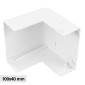 Elmark Angolo Esterno per 2 Canaline Passacavi 100x40 in Plastica Bianca - mod. 562100401