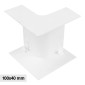 Elmark Angolo Interno per 2 Canaline Passacavi 100x40 in Plastica Bianca - mod. 562100402