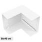 Elmark Angolo Esterno per 2 Canaline Passacavi 80x40 in Plastica Bianca - mod. 56280401
