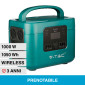 V-Tac VT-1001 Accumulatore Portatile LiFePO4 1050Wh 1000W Ricaricabile Sistema Fotovoltaico Portatile - SKU 11443 [TERMINATO]